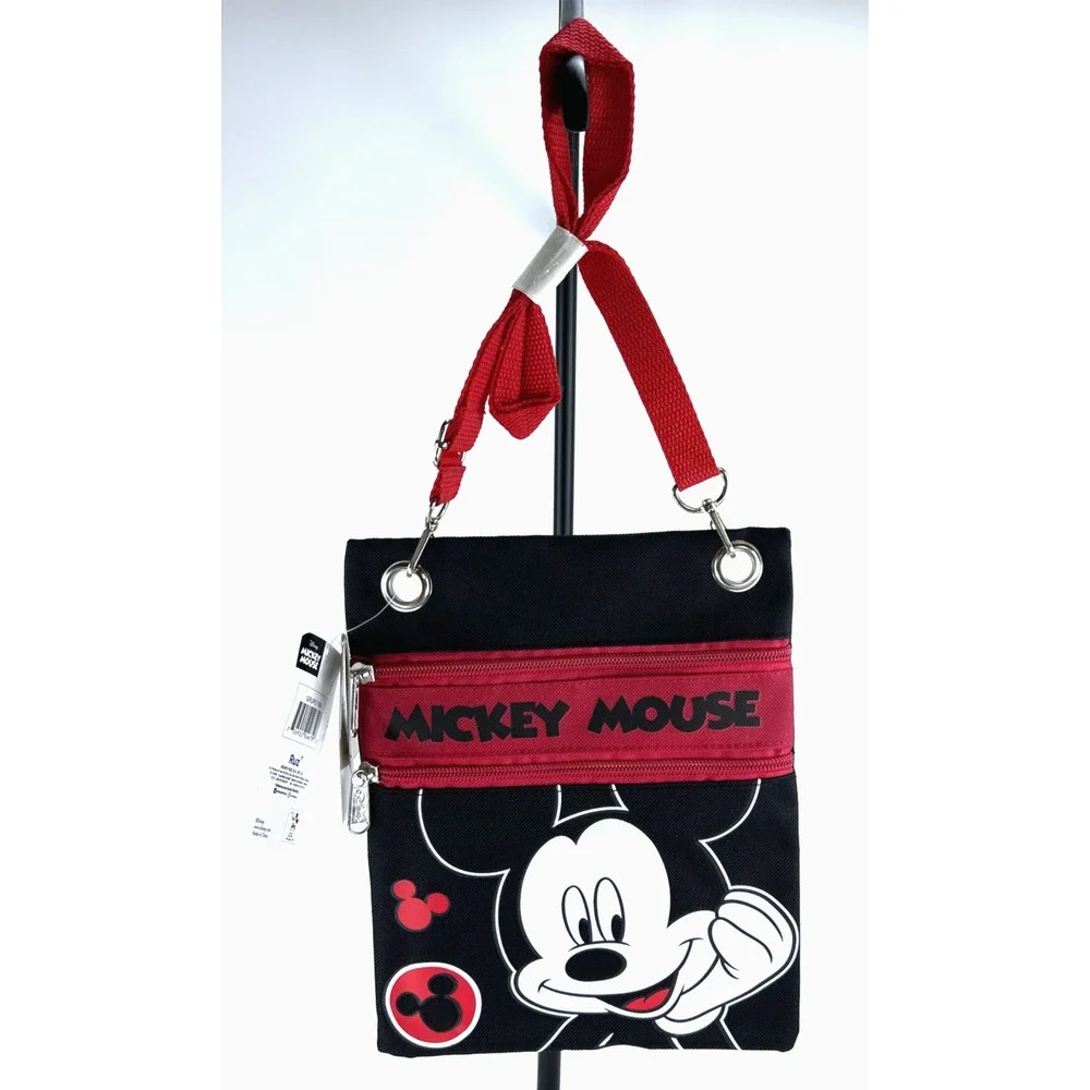 NEW Disney Mickey Mouse Crossbody Bag Handbag Mickey Travel Purse Wallet w/ Tags